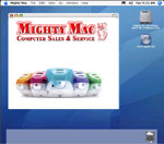 Archived homepage of Mighty Mac