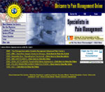 Archived homepage of Pain Management
