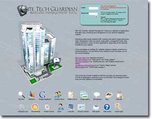Archived homepage of Site Tech Guardian