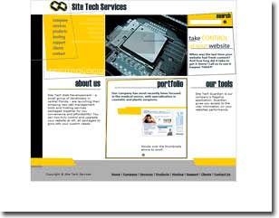 Archived homepage of Site Tech Web